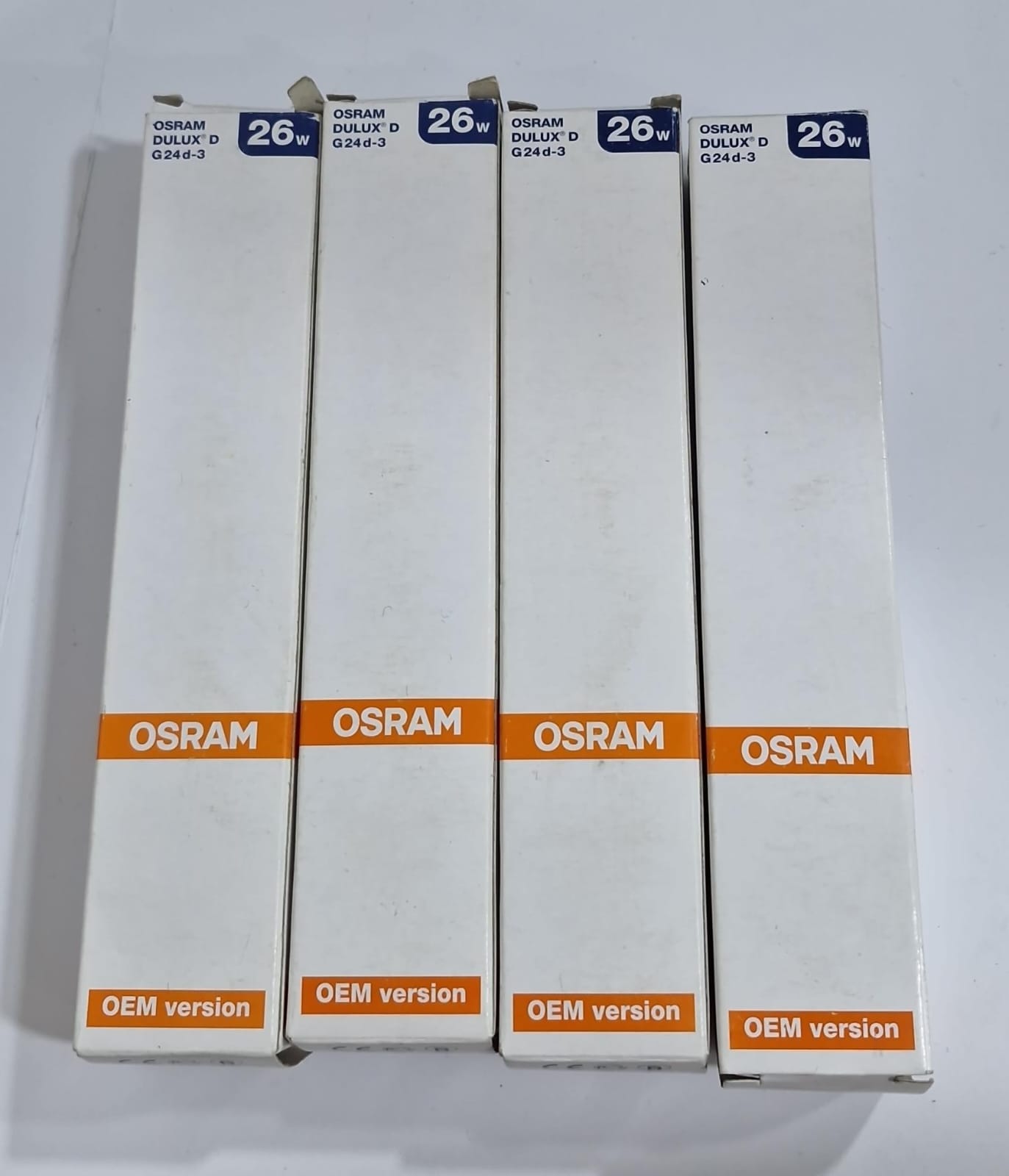 Lote de 4 lámparas Osram Dulux D 26W/830 G24d-3 | Luz cálida 3000K - Imagen 2