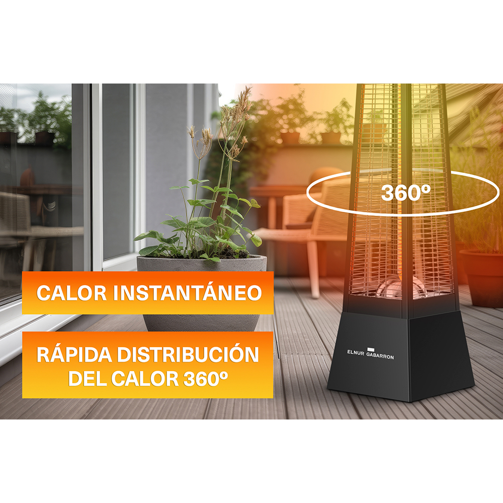 Infrarrojo de carbono portátil de suelo Elnur IF360 - Imagen 5