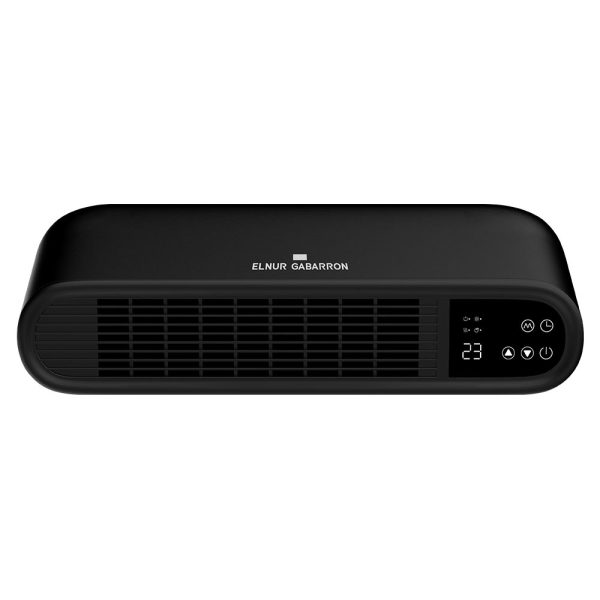 Calefactor cerámico mural negro CCN‑2000 – Elnur Gabarrón