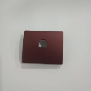 Tapa toma teléfono/data 6 contactos RJ45 rojo rubí BJC Iris 19782‑RR
