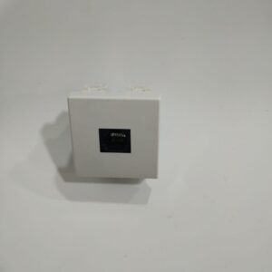 Base telefónica Bticino Luna RJ12 blanco 2 módulos