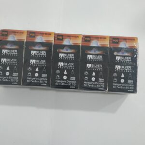 Pack 10 Bombillas halógenas dicroicas MR16 38° 12V 50W Silver Sanz