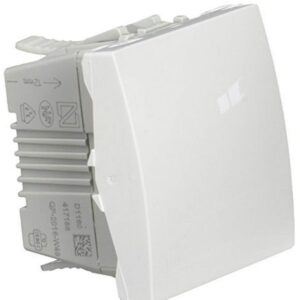 Conmutador Schneider Electric Unica U3.203.18 Polar 10AX 250V Blanco
